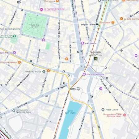 Duplex Metro 158 Direct Louvre Access Дом отдыха