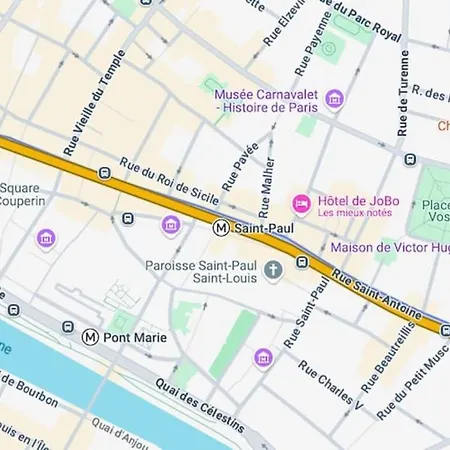 Duplex Metro 158 Direct Louvre Access 度假居 巴黎