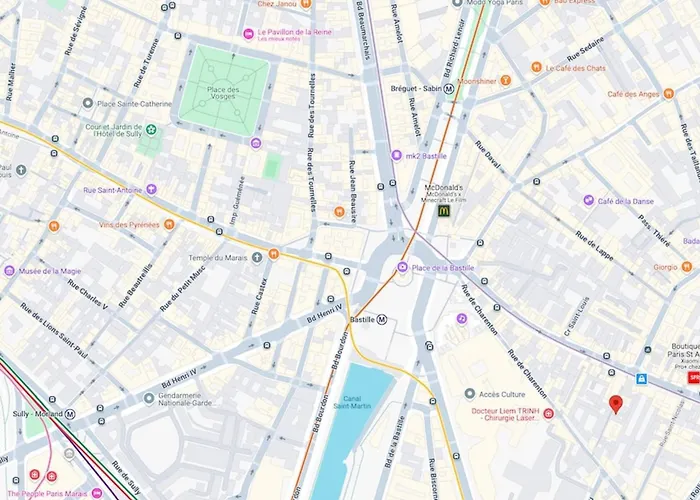 Duplex Metro 158 Direct Louvre Access 펜션